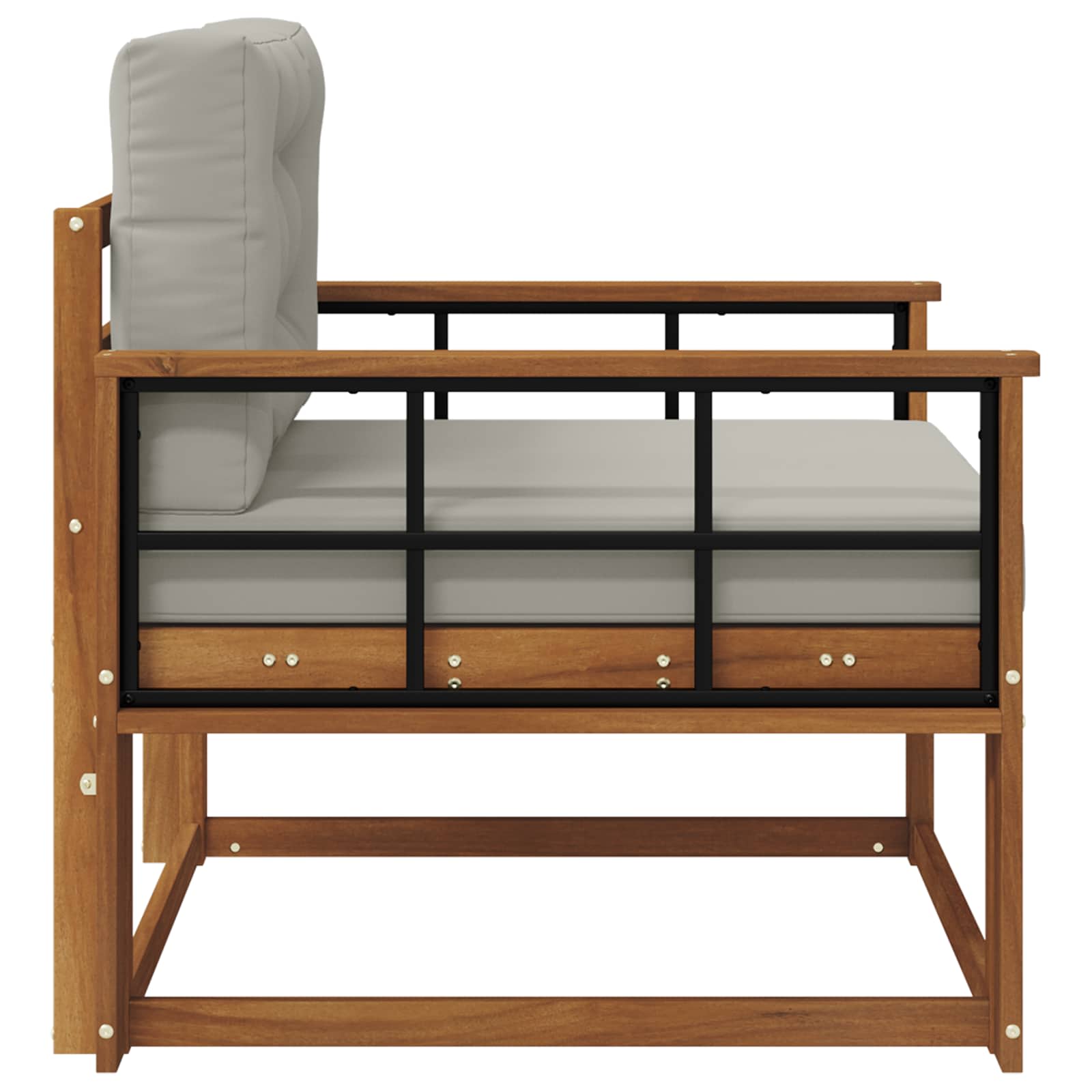 Buiten Midden Sofa Massief Acaciahout Naturel image 4