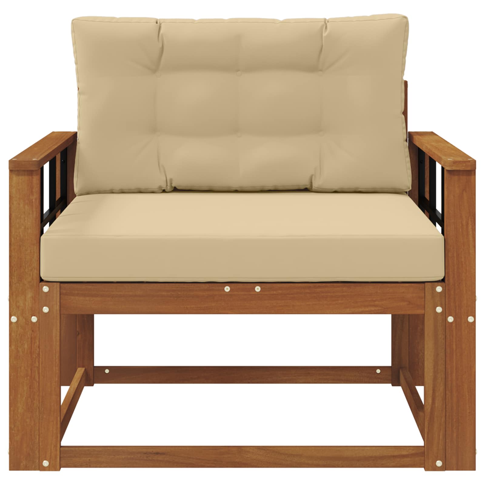 Buiten Midden Sofa Massief Acaciahout Naturel image 3