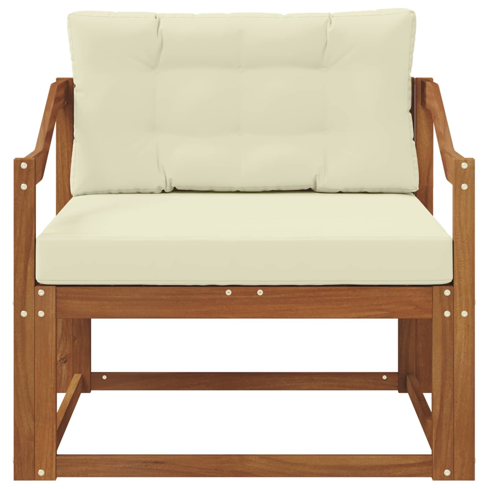 Buiten Midden Sofa Massief Acaciahout Naturel image 3