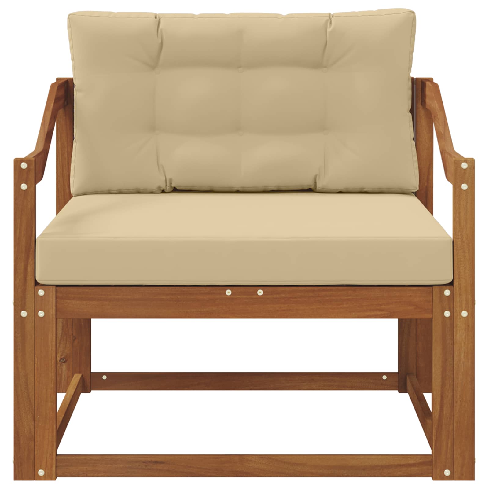 Buiten Midden Sofa Massief Acaciahout Naturel image 3