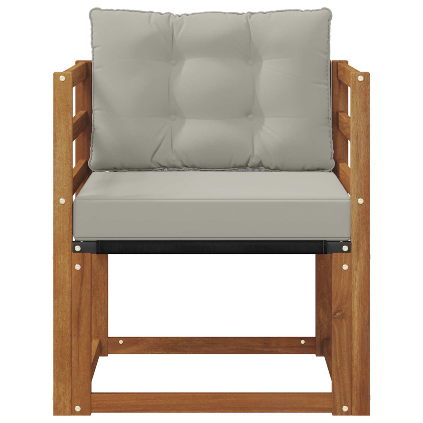 Buiten bankenset Massief Acaciahout en Textilene image 5