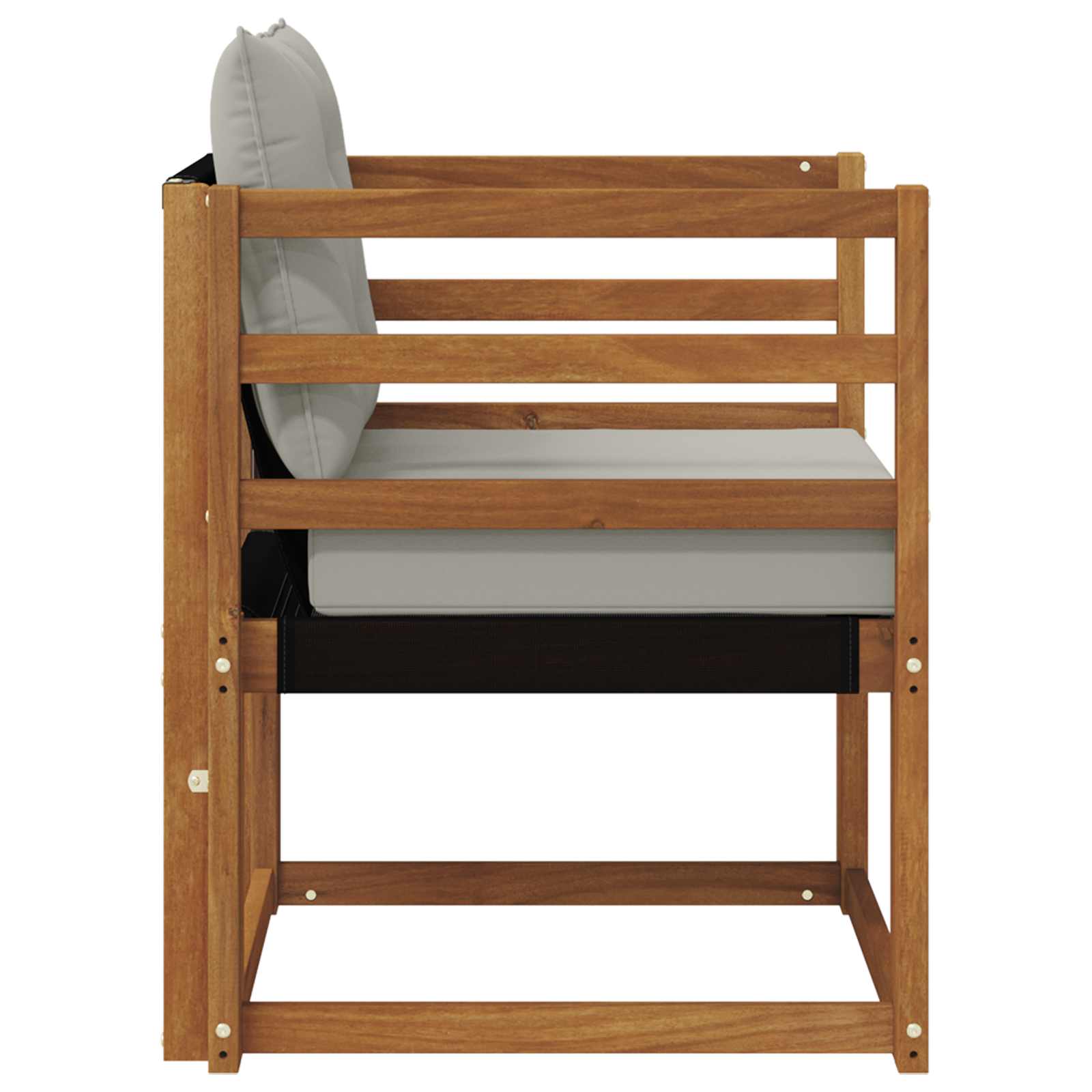 Buiten bankenset Massief Acaciahout en Textilene image 6