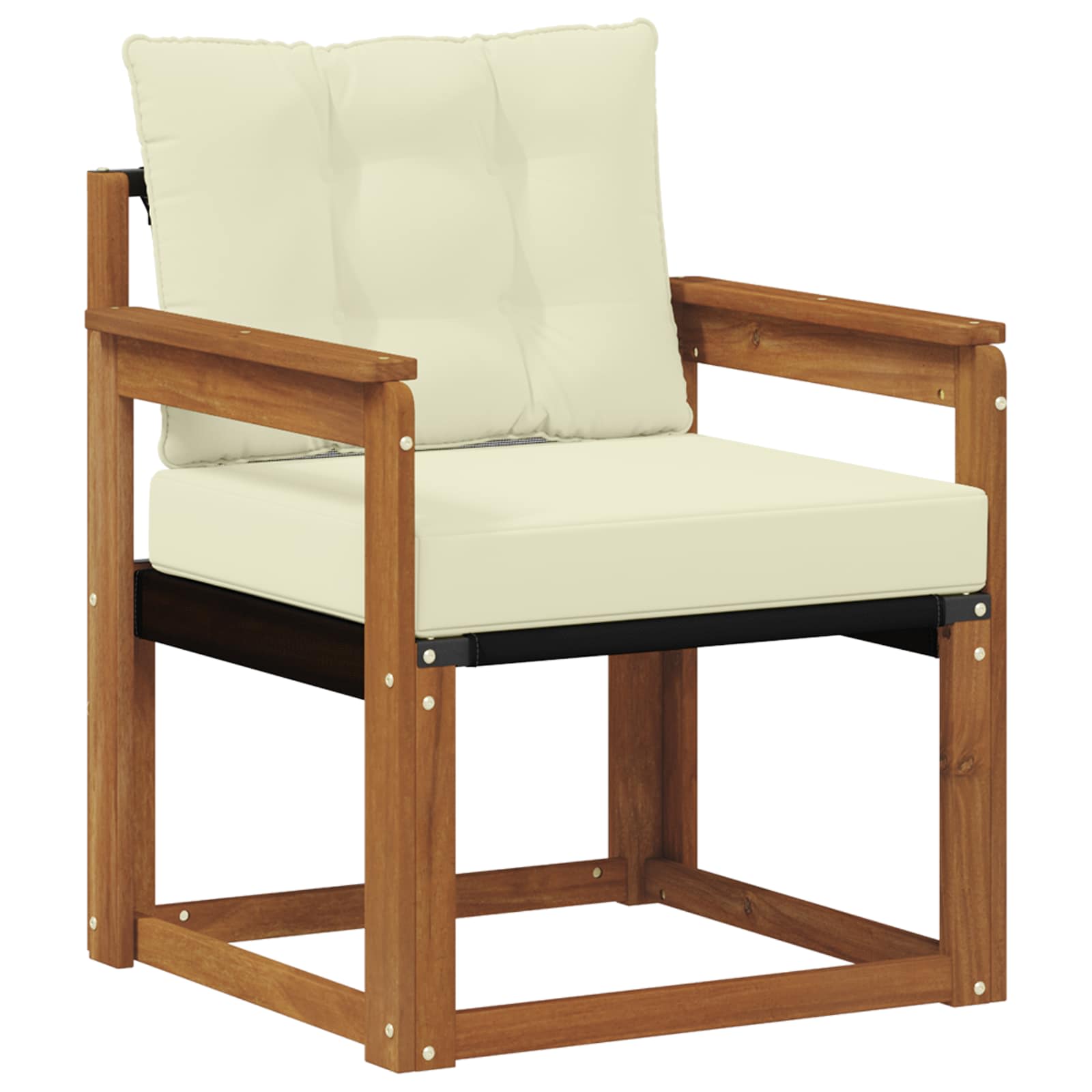 Thumbnail - vidaXL Outdoor-Sofagarnitur Massives Akazienholz und Textilene