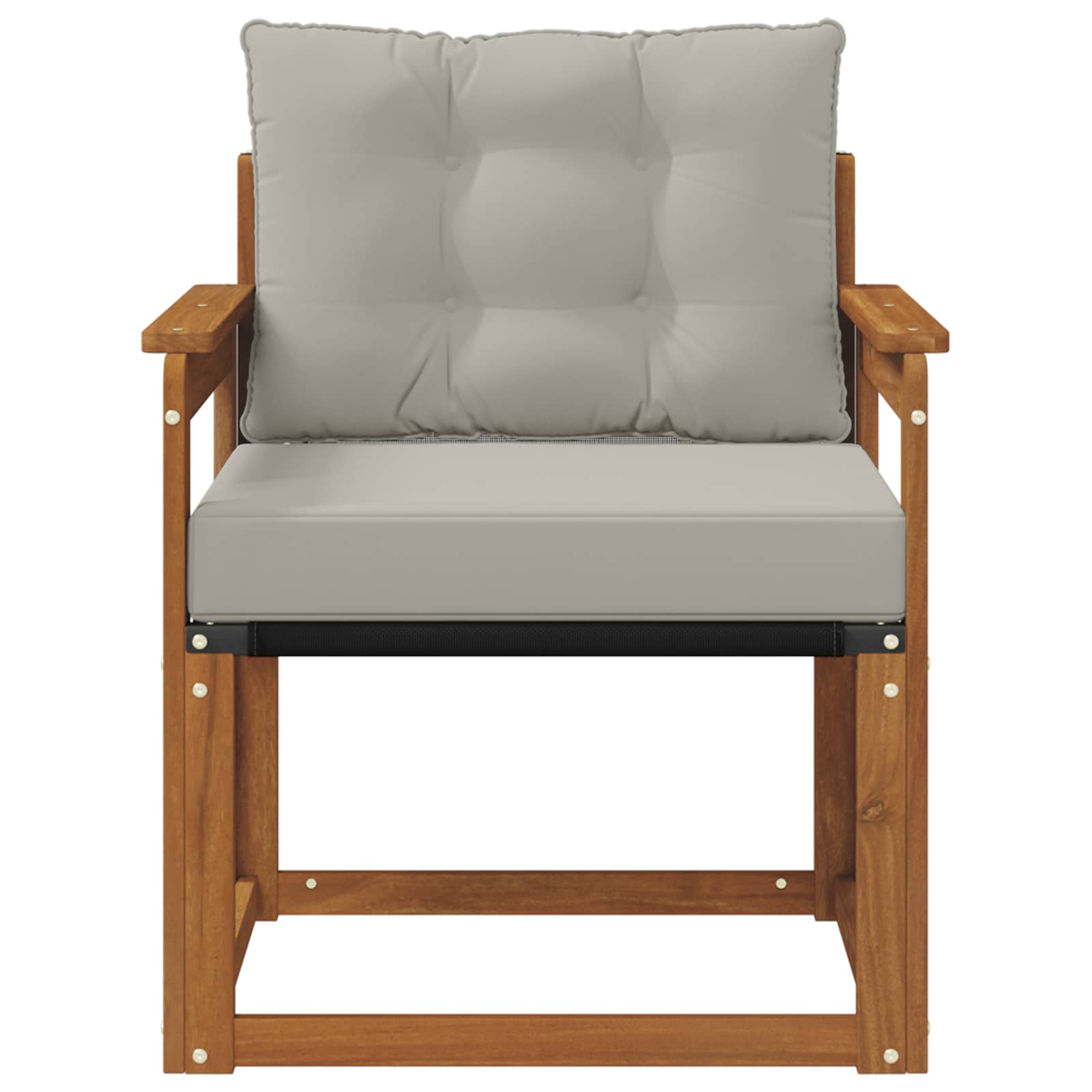 Buiten bankenset Massief Acaciahout en Textilene image 5