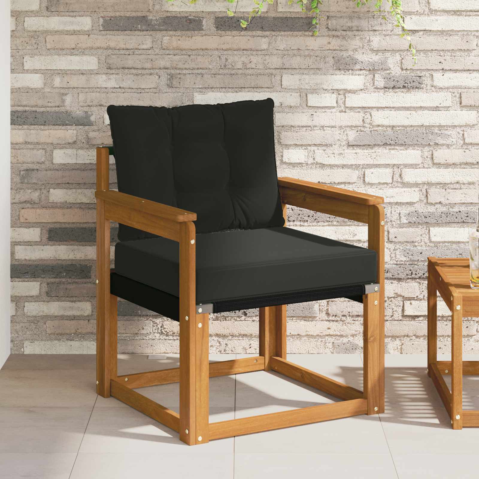 vidaXL 2 Bucata Set de canapele de exterior