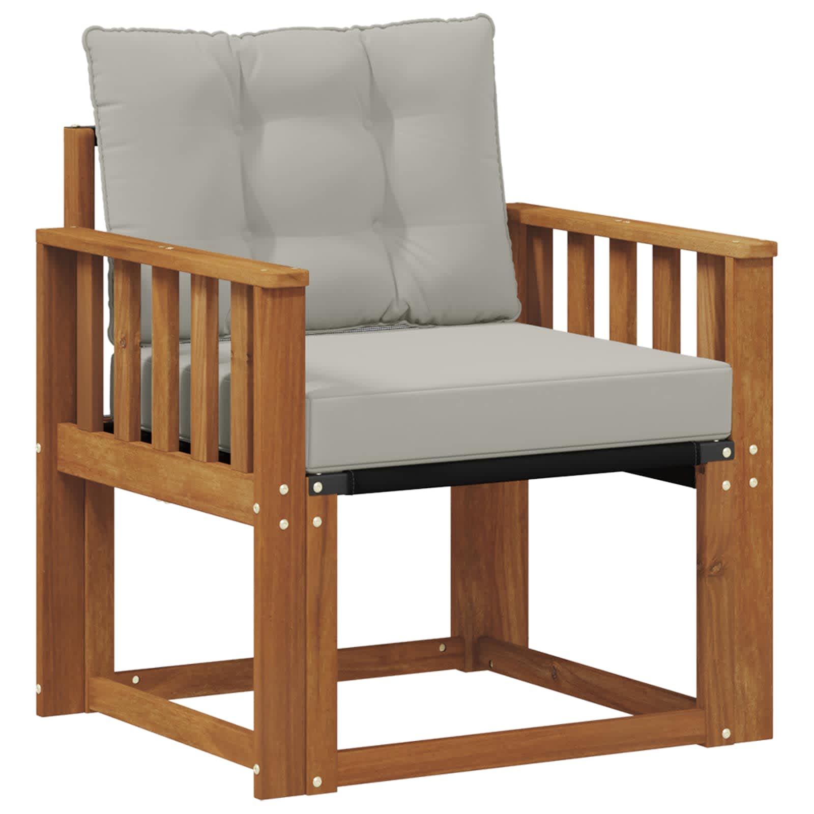 Buiten bankenset Massief Acaciahout en Textilene image 2