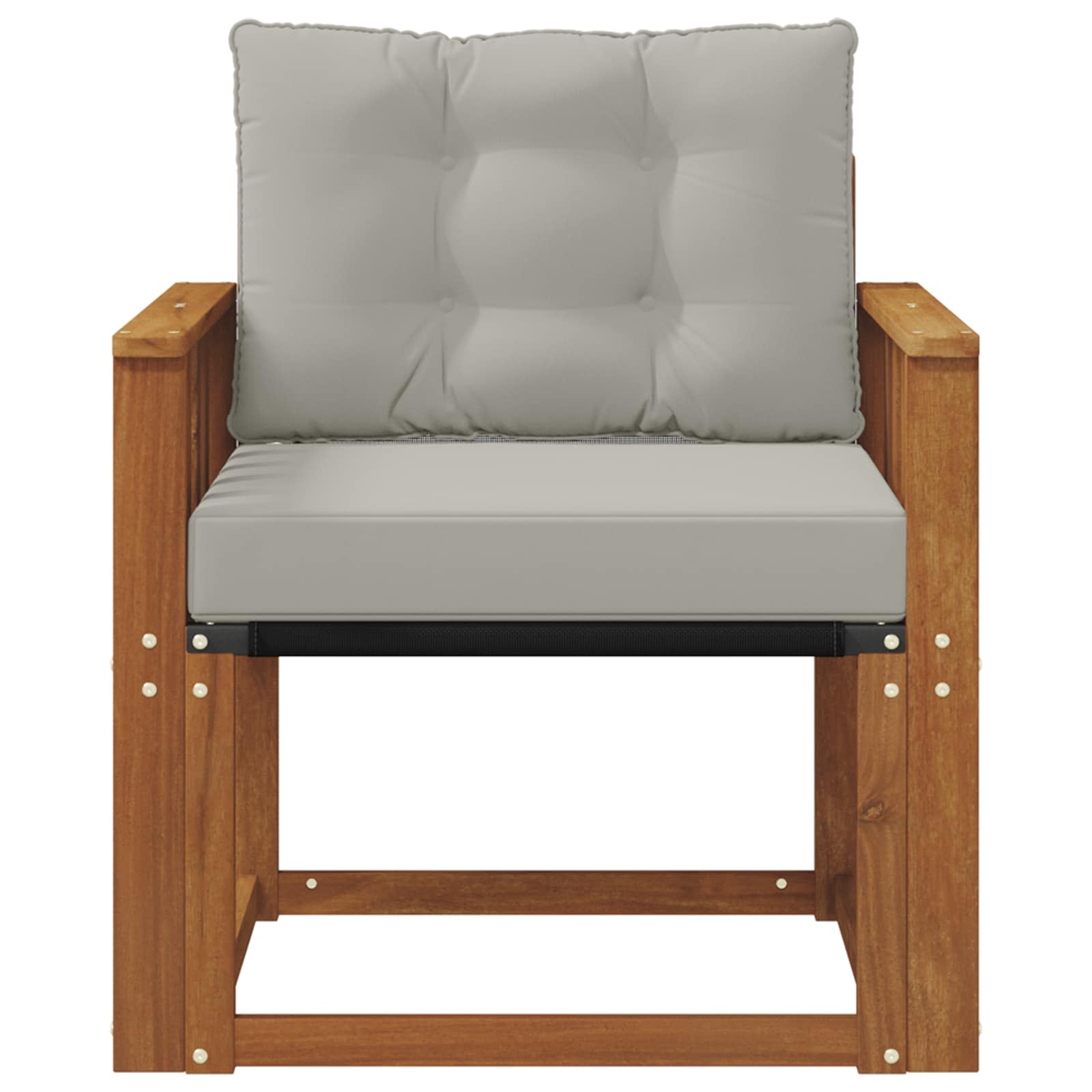 Buiten bankenset Massief Acaciahout en Textilene image 5