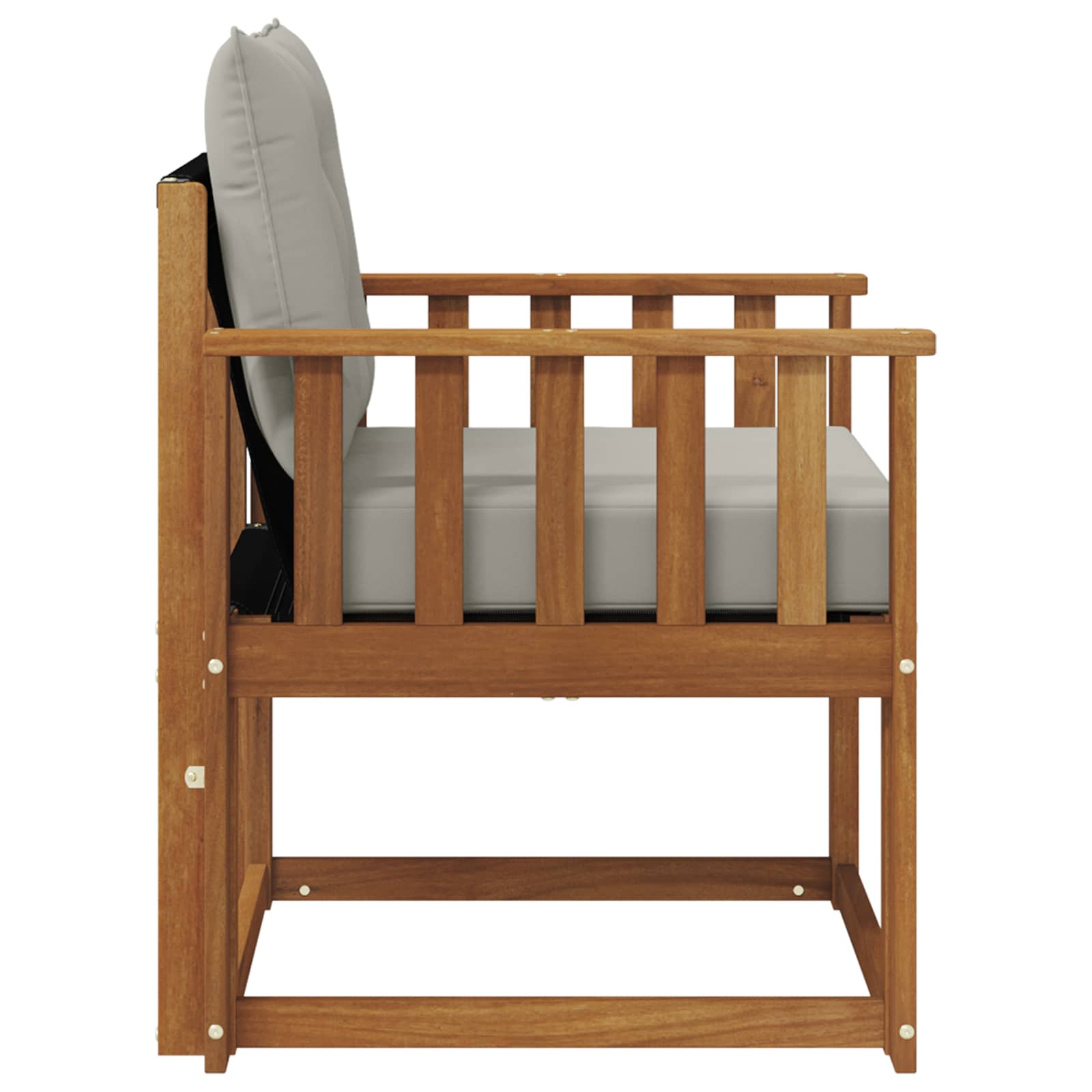 Buiten bankenset Massief Acaciahout en Textilene image 6