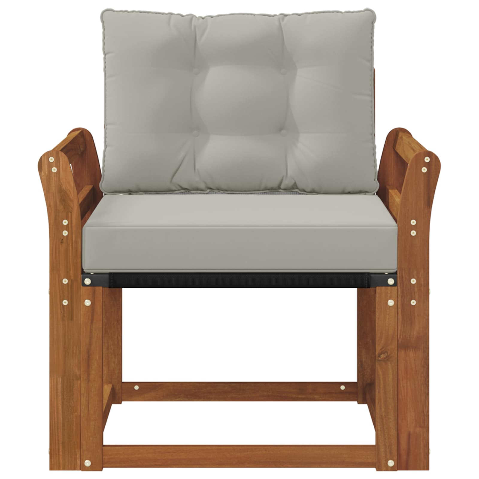 Buiten bankenset Massief Acaciahout en Textilene image 5