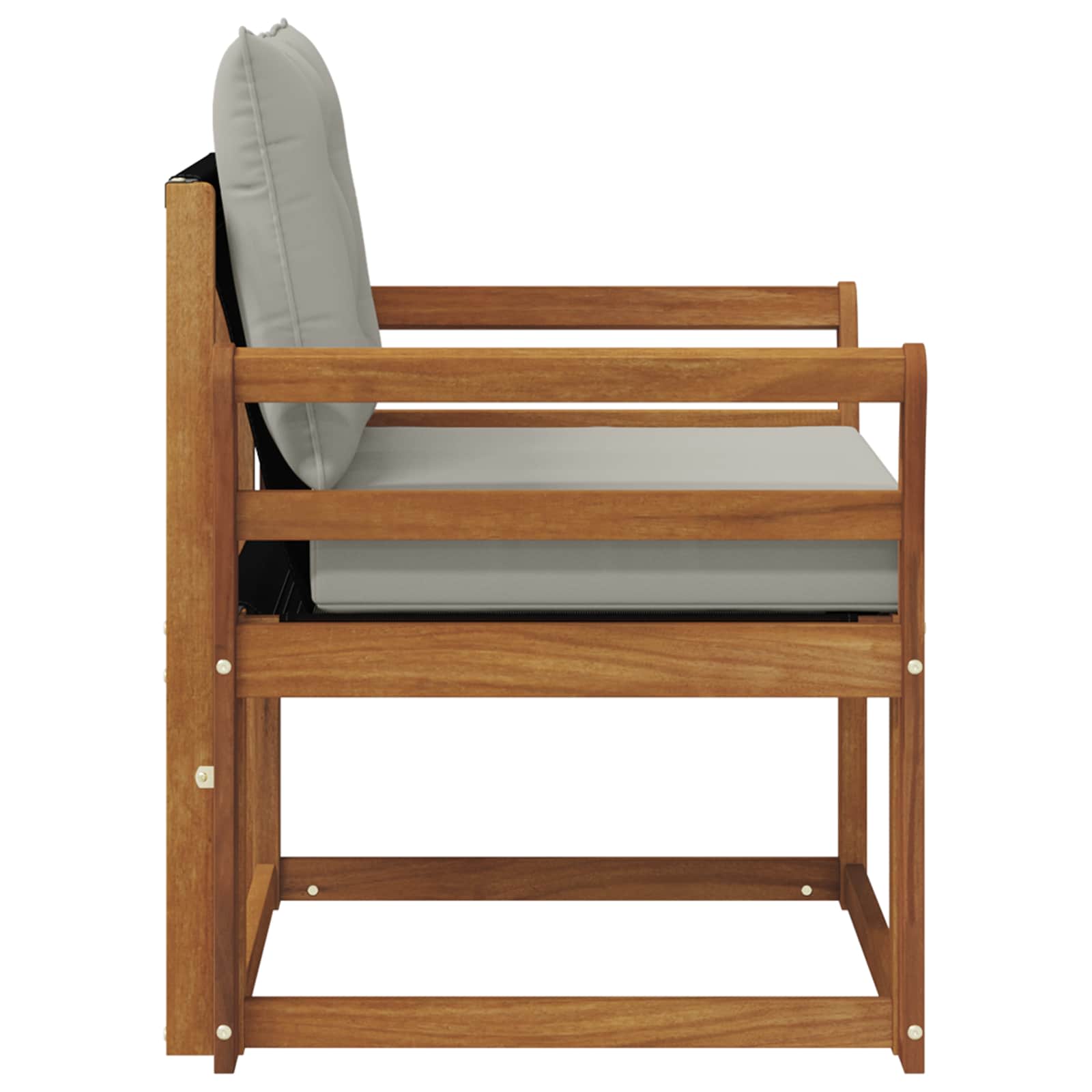 Buiten bankenset Massief Acaciahout en Textilene image 6