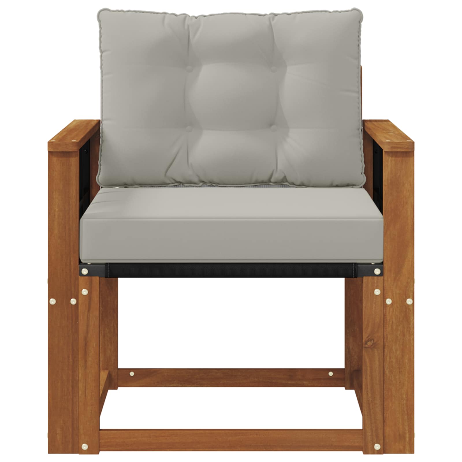 Buiten bankenset Massief Acaciahout en Textilene image 5