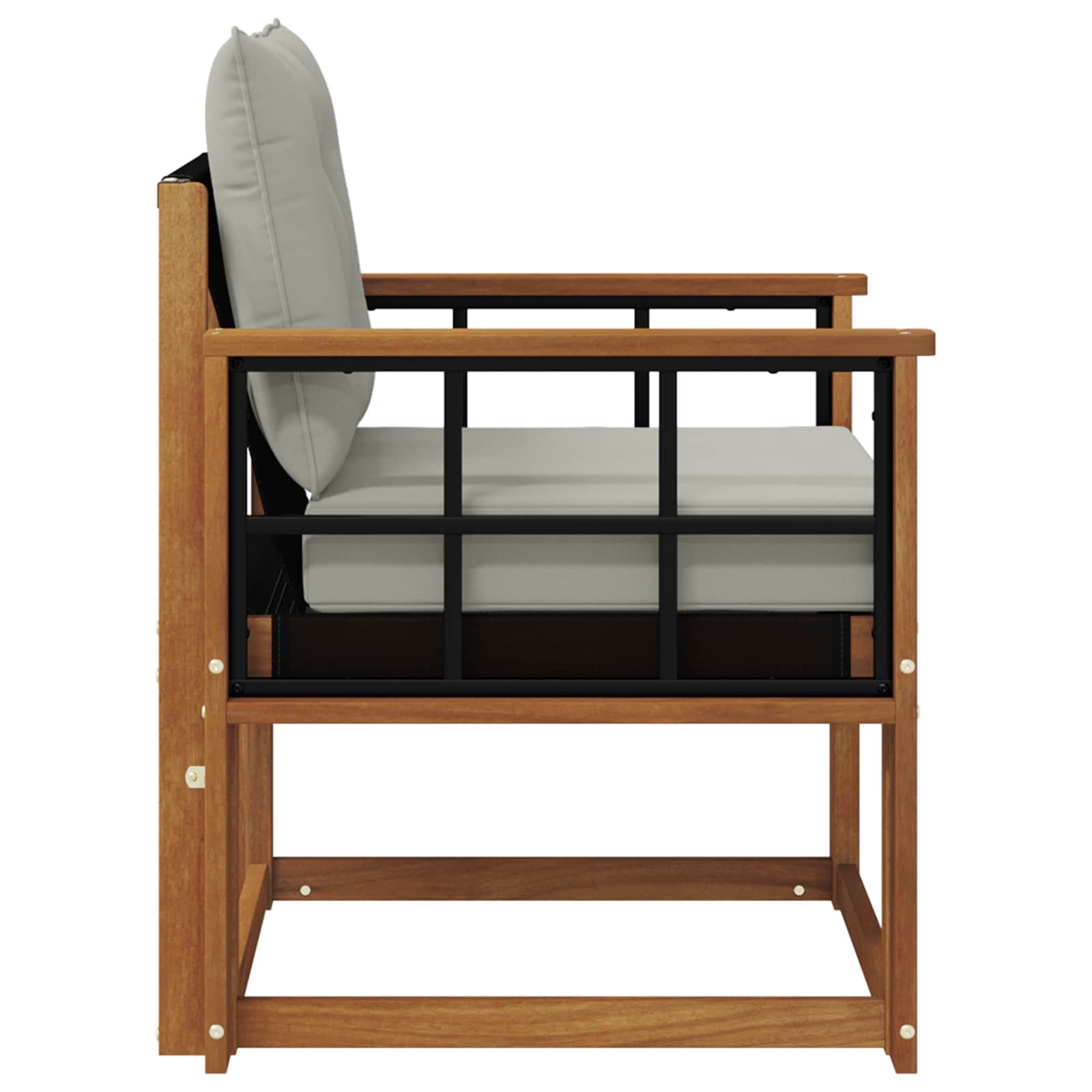 Buiten bankenset Massief Acaciahout en Textilene image 6