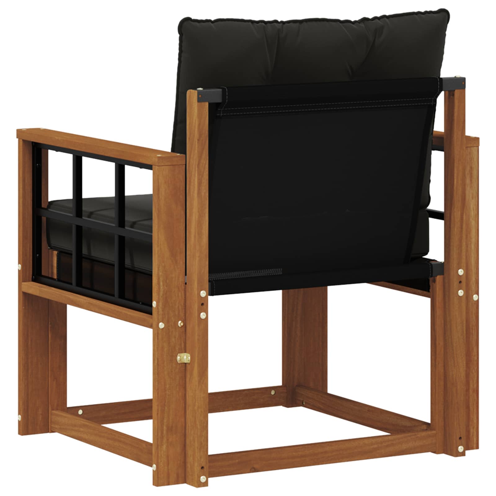 2 Stuk Buiten bankenset Massief Acaciahout en Textilene Naturel image 7