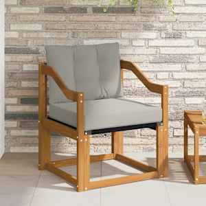 Zunanja garnitura za sedenje Masivno akacijevo les in Textilene