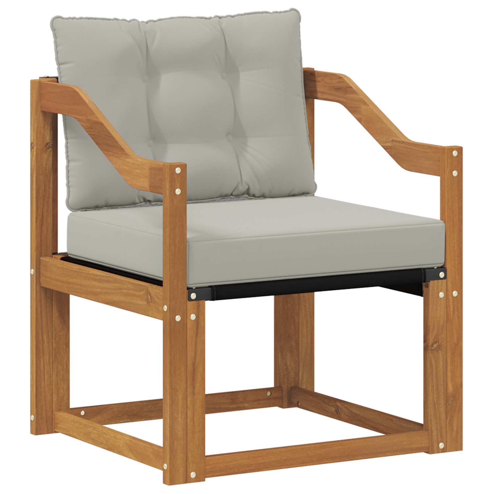 Buiten bankenset Massief Acaciahout en Textilene image 2