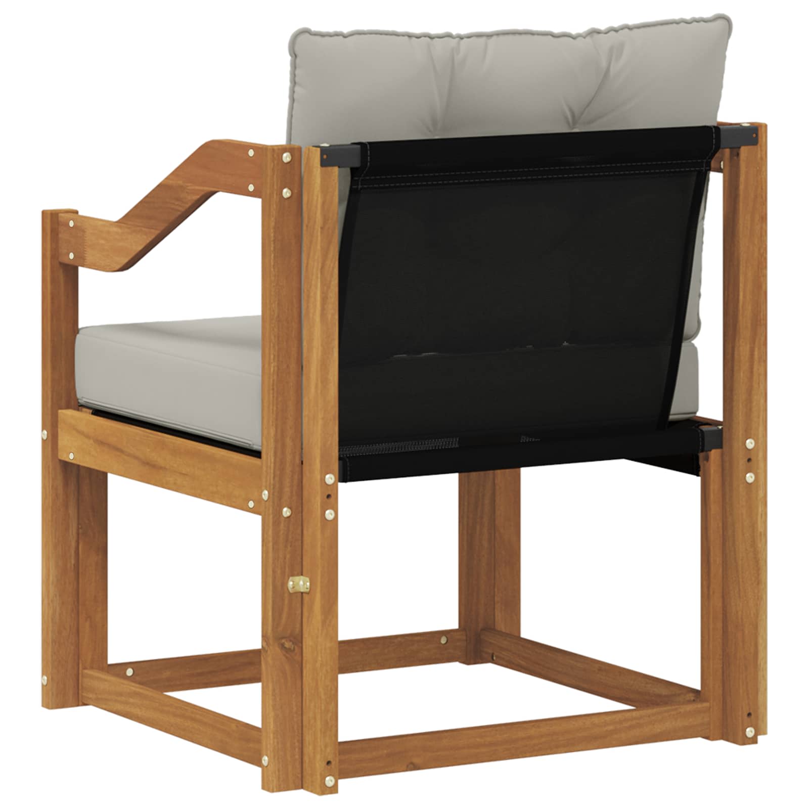 Buiten bankenset Massief Acaciahout en Textilene image 7