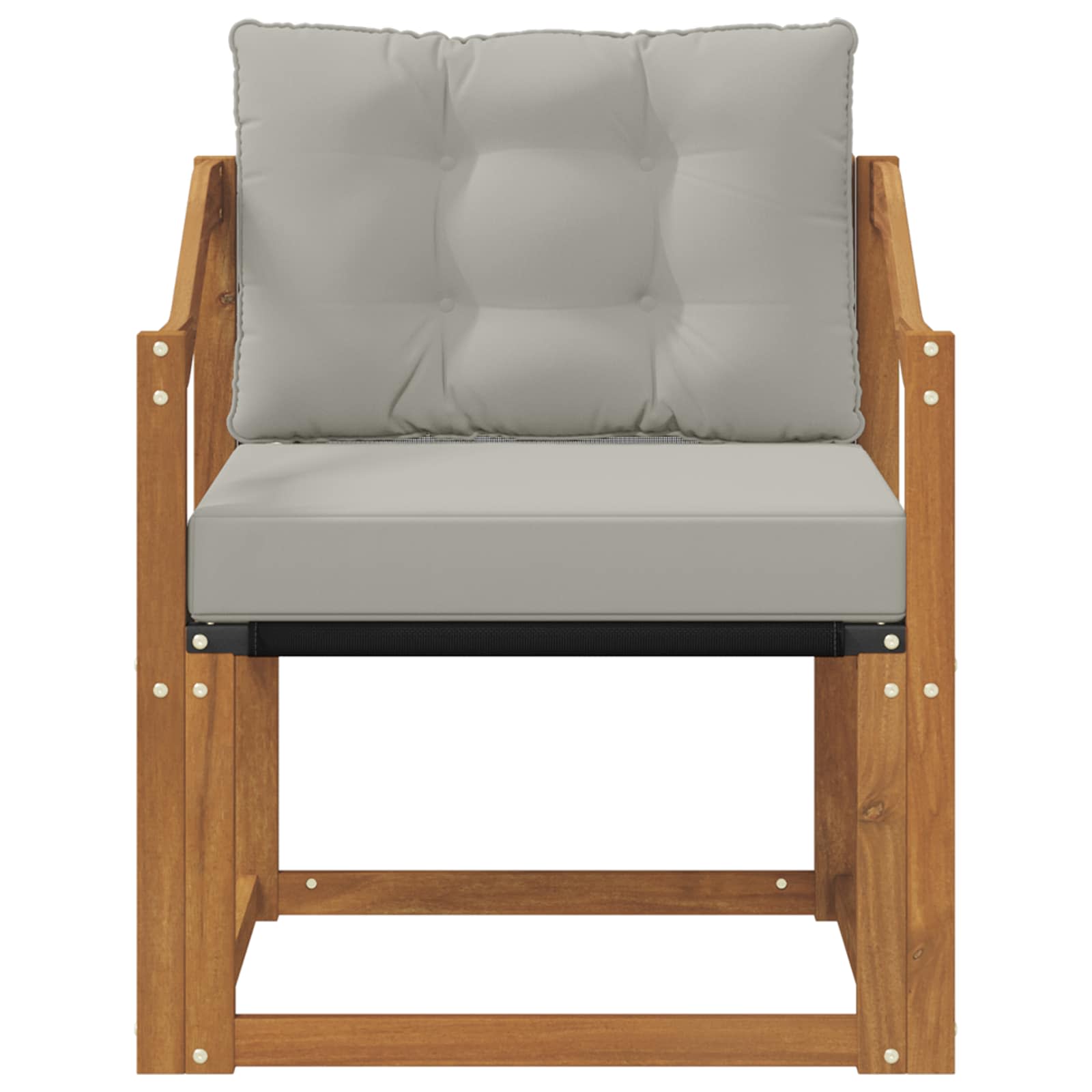 Buiten bankenset Massief Acaciahout en Textilene image 5