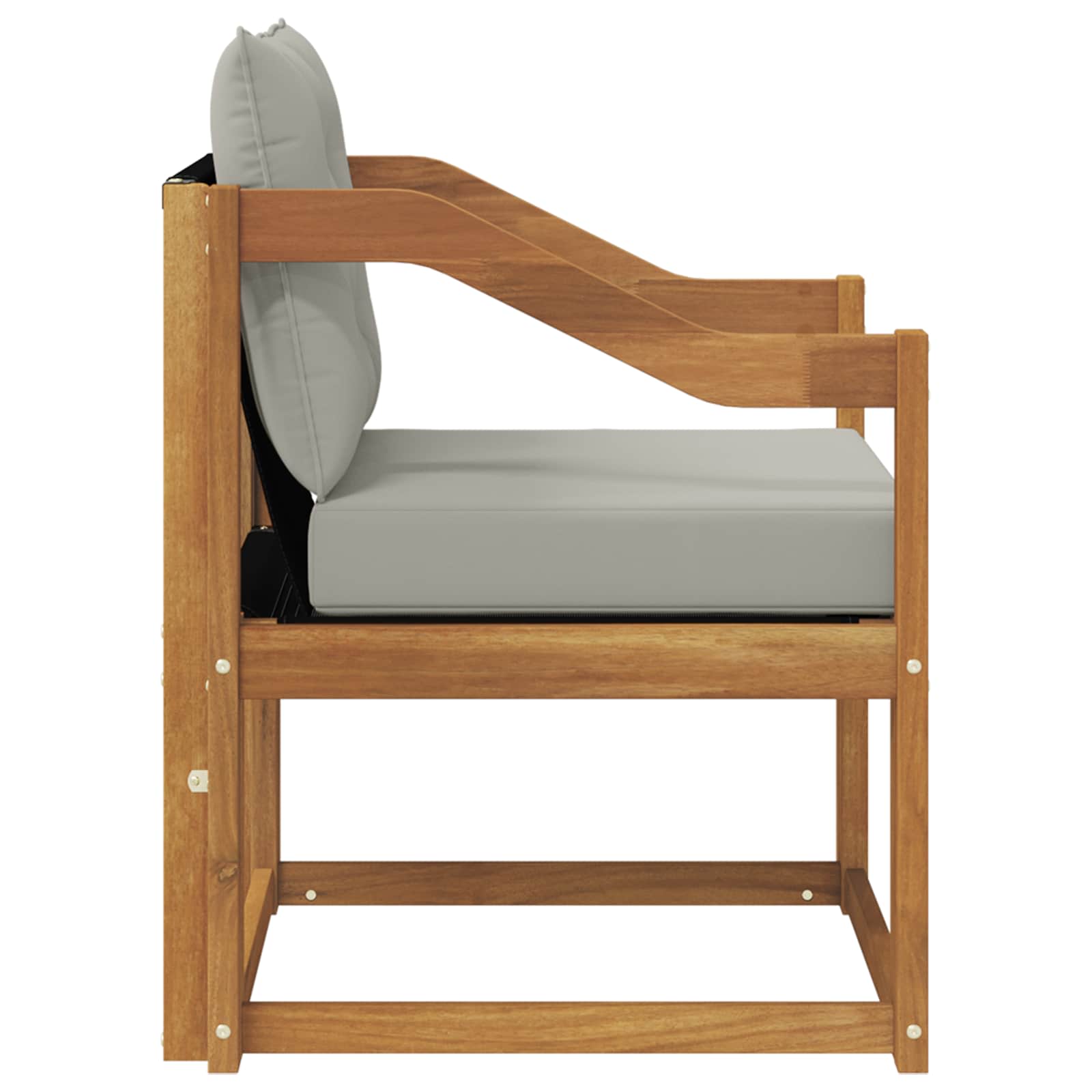 Buiten bankenset Massief Acaciahout en Textilene image 6