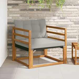 Zunanja garnitura za sedenje Masivno akacijevo les in Textilene