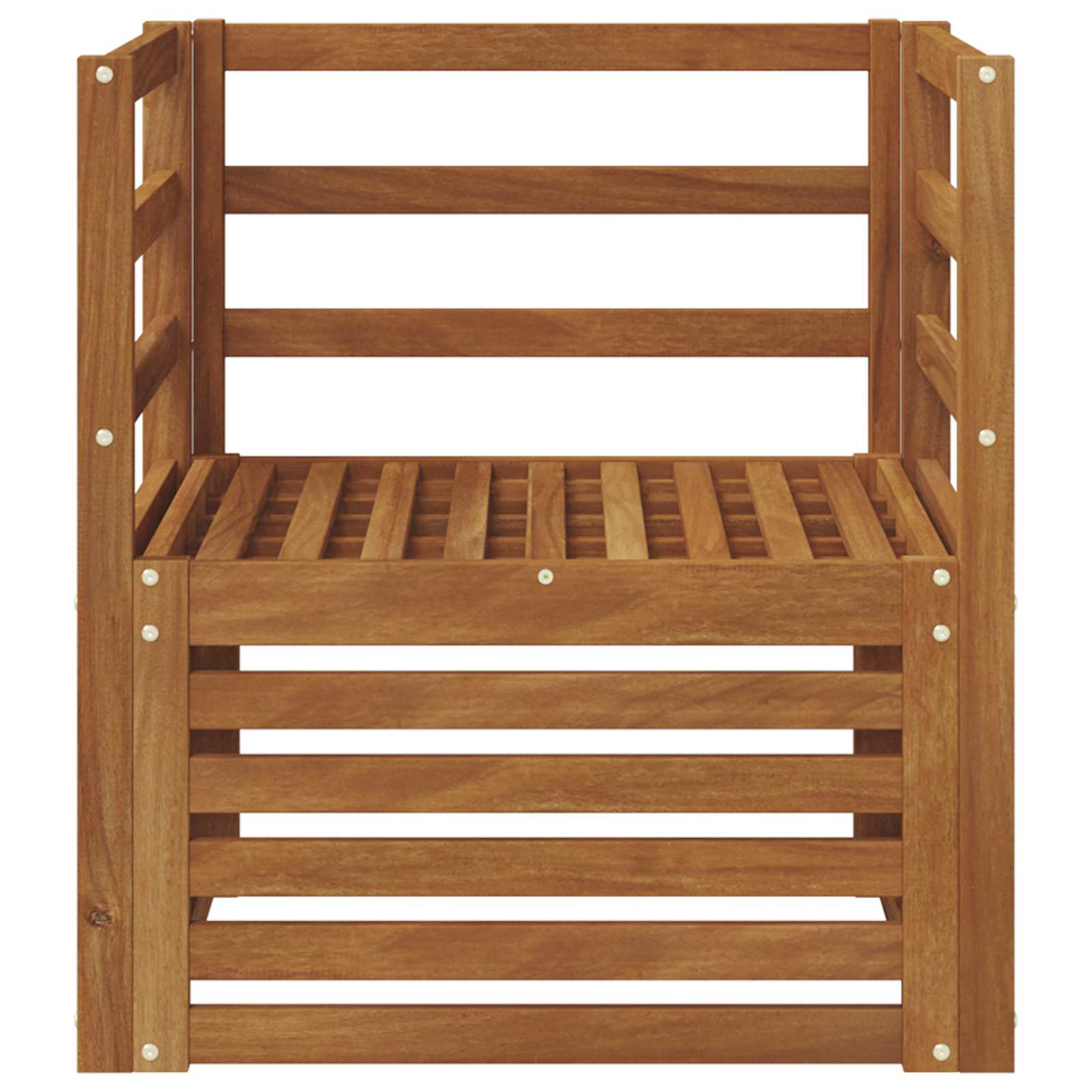 Thumbnail - vidaXL Outdoor-Sofagarnitur Natur 67 x 63 x 73 cm Massivholz Akazie