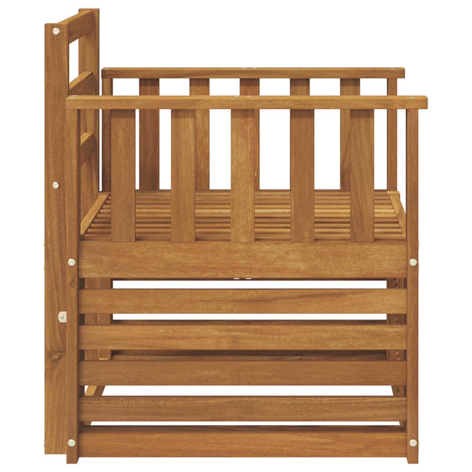 Zunanja garnitura za sedenje Naravna 71 x 63 x 73 cm - slika 4