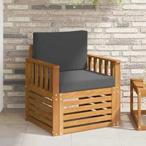 Zunanja garnitura za sedenje z blazino Naravna 71 x 63 x 73 cm