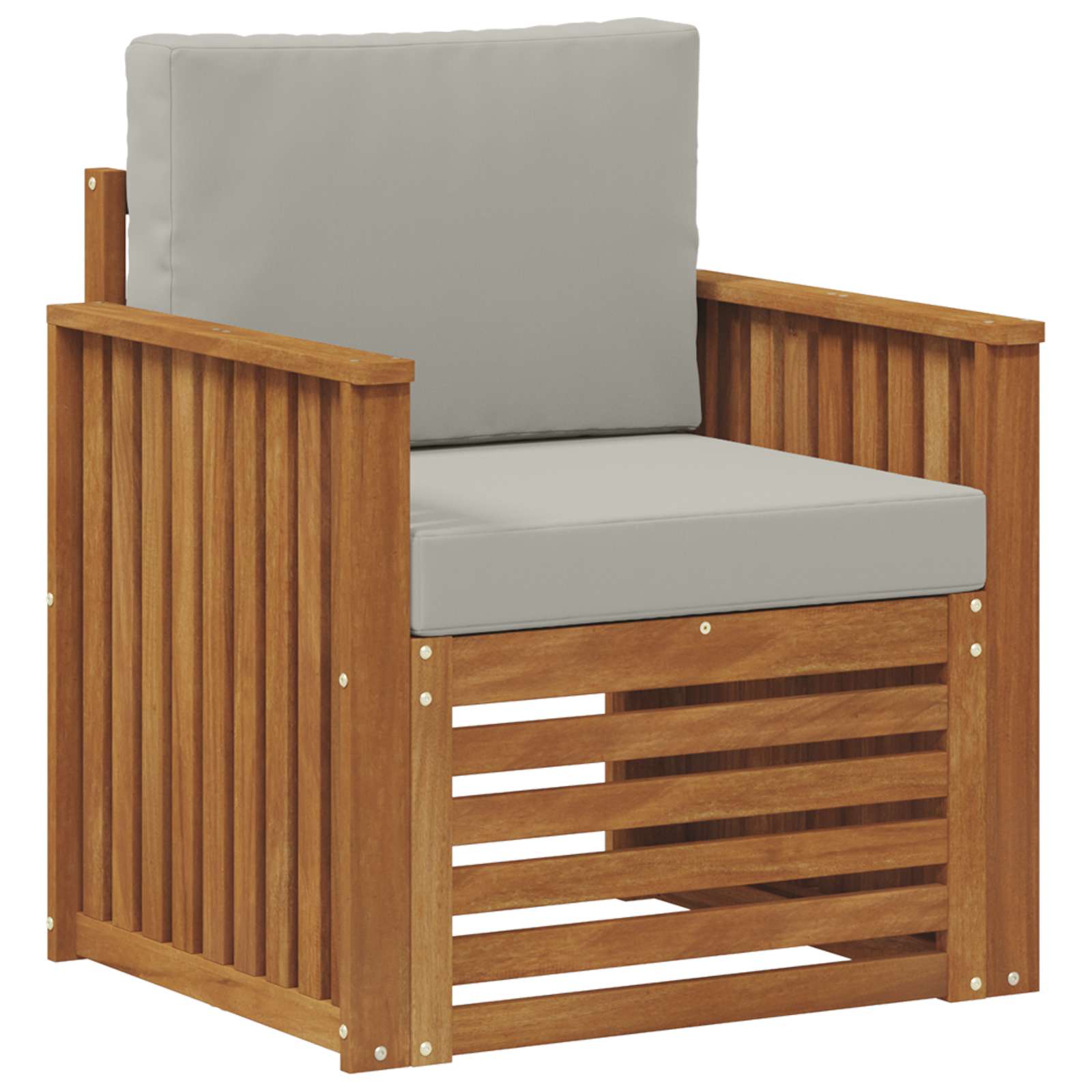 Zunanja garnitura za sedenje z blazino Naravna 71 x 63 x 73 cm - slika 2