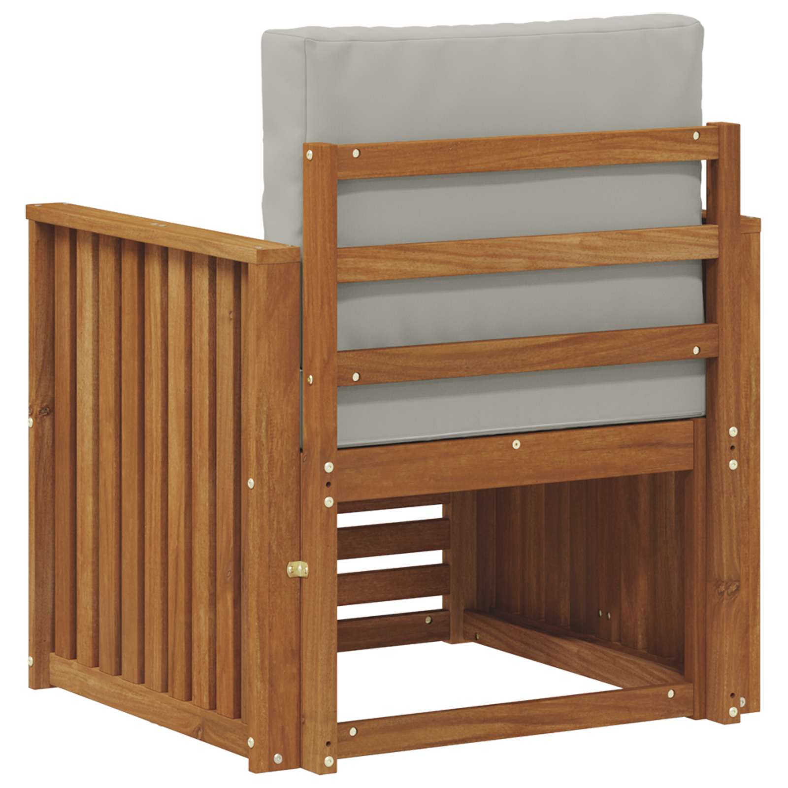 Zunanja garnitura za sedenje z blazino Naravna 71 x 63 x 73 cm - slika 5