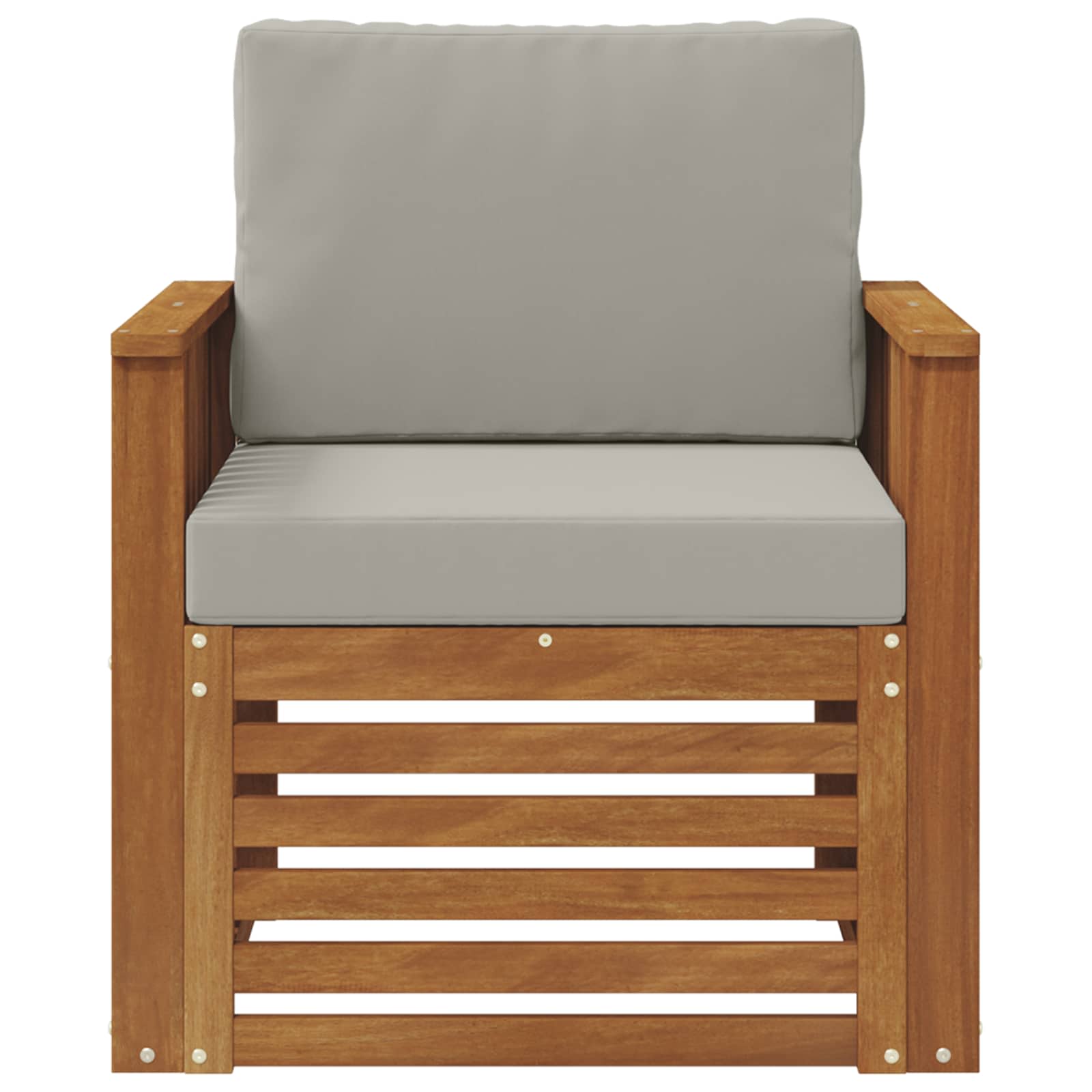 Zunanja garnitura za sedenje z blazino Naravna 71 x 63 x 73 cm - slika 3