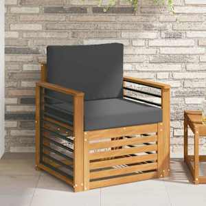 Zunanja garnitura za sedenje z blazino Naravna 71 x 63 x 73 cm