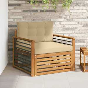 Zunanja garnitura za sedenje Masivno akacijevo les in poliester