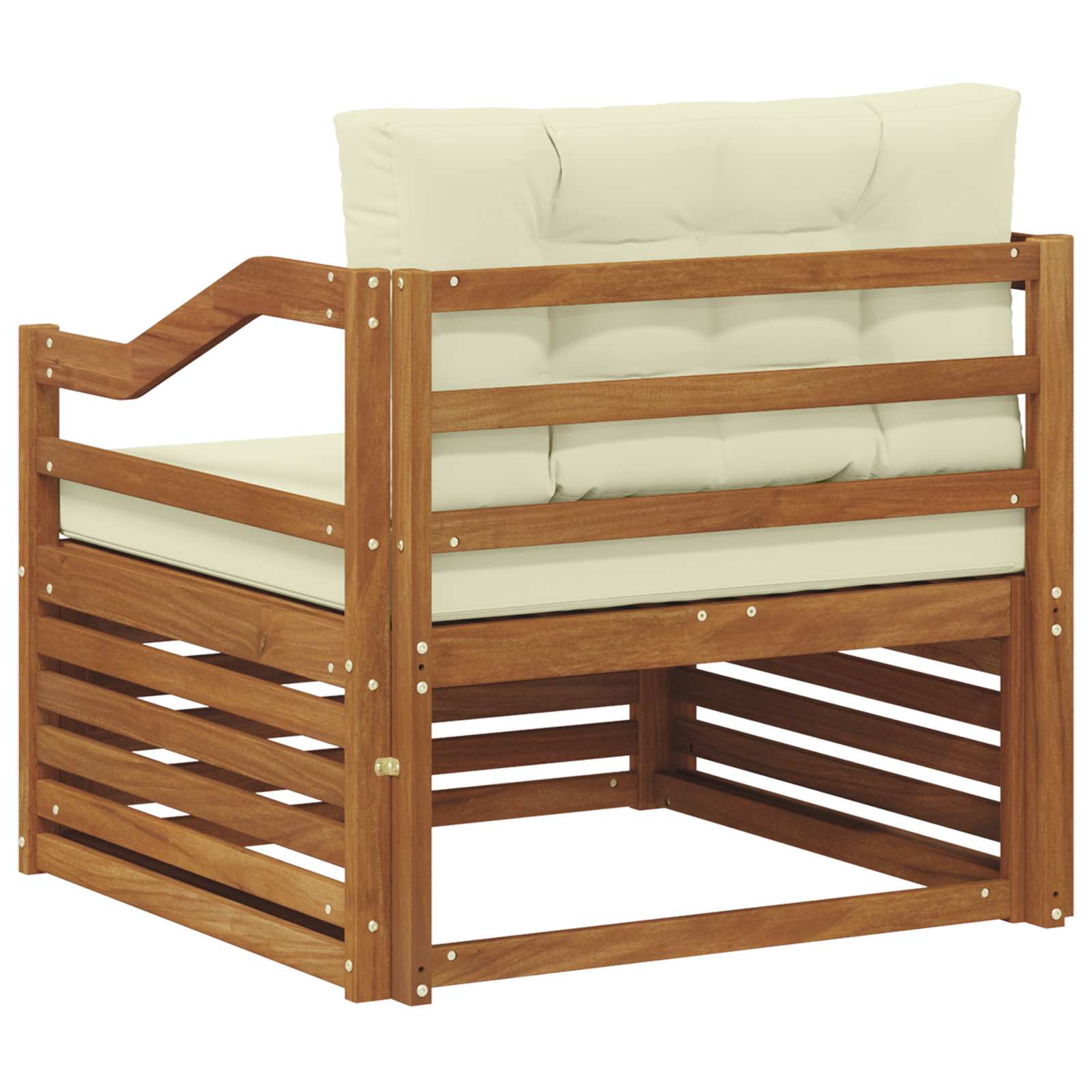 Buiten bankenset Massief Acaciahout Naturel image 5