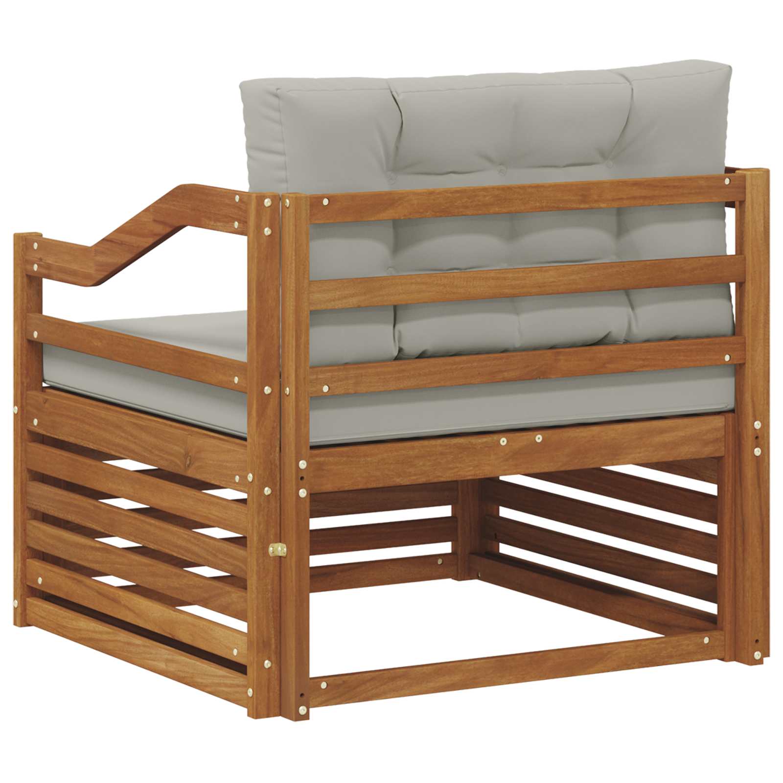 Buiten bankenset Massief Acaciahout Naturel image 5