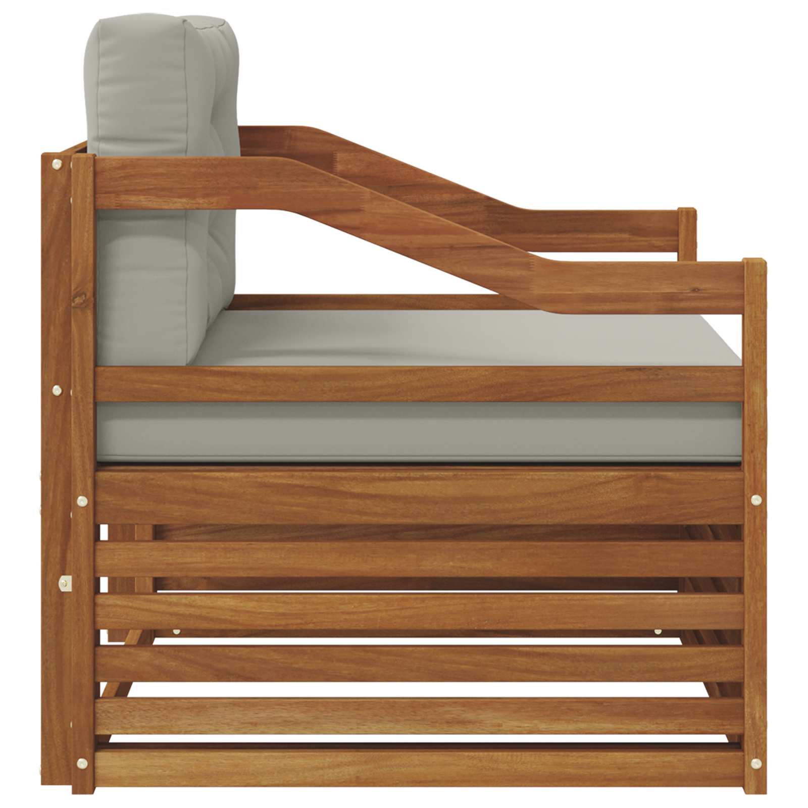 Buiten bankenset Massief Acaciahout Naturel image 4