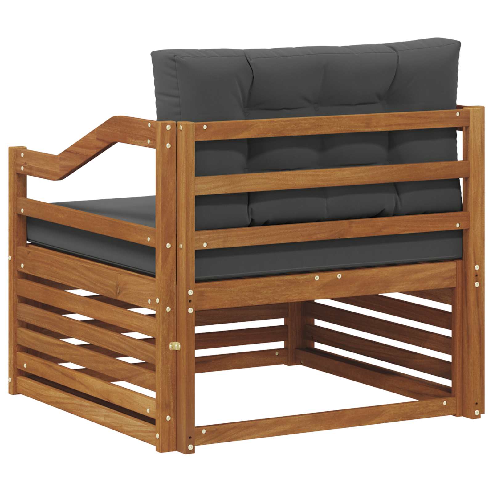 Buiten bankenset Massief Acaciahout Naturel image 5