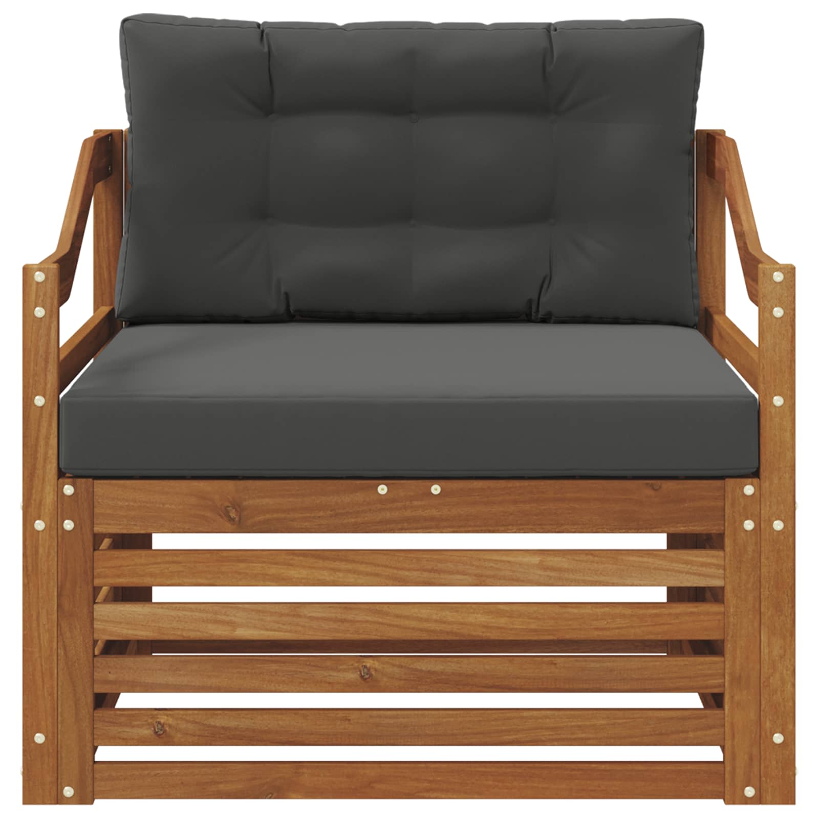 Buiten bankenset Massief Acaciahout Naturel image 3