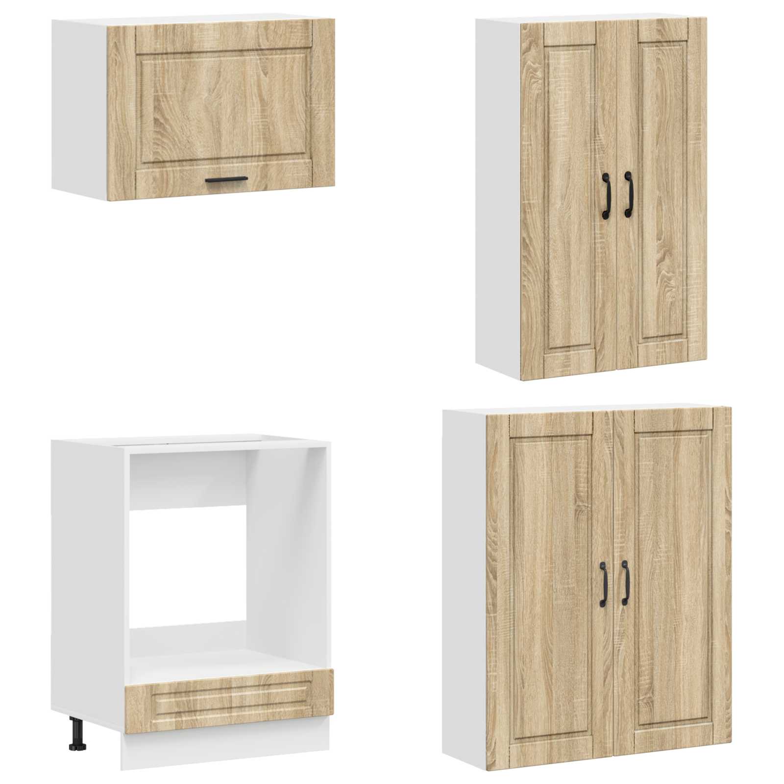 Keittiö Yksikkö PORTO 8 pcs Sonoma-tammi Tekninen puu - Image 4
