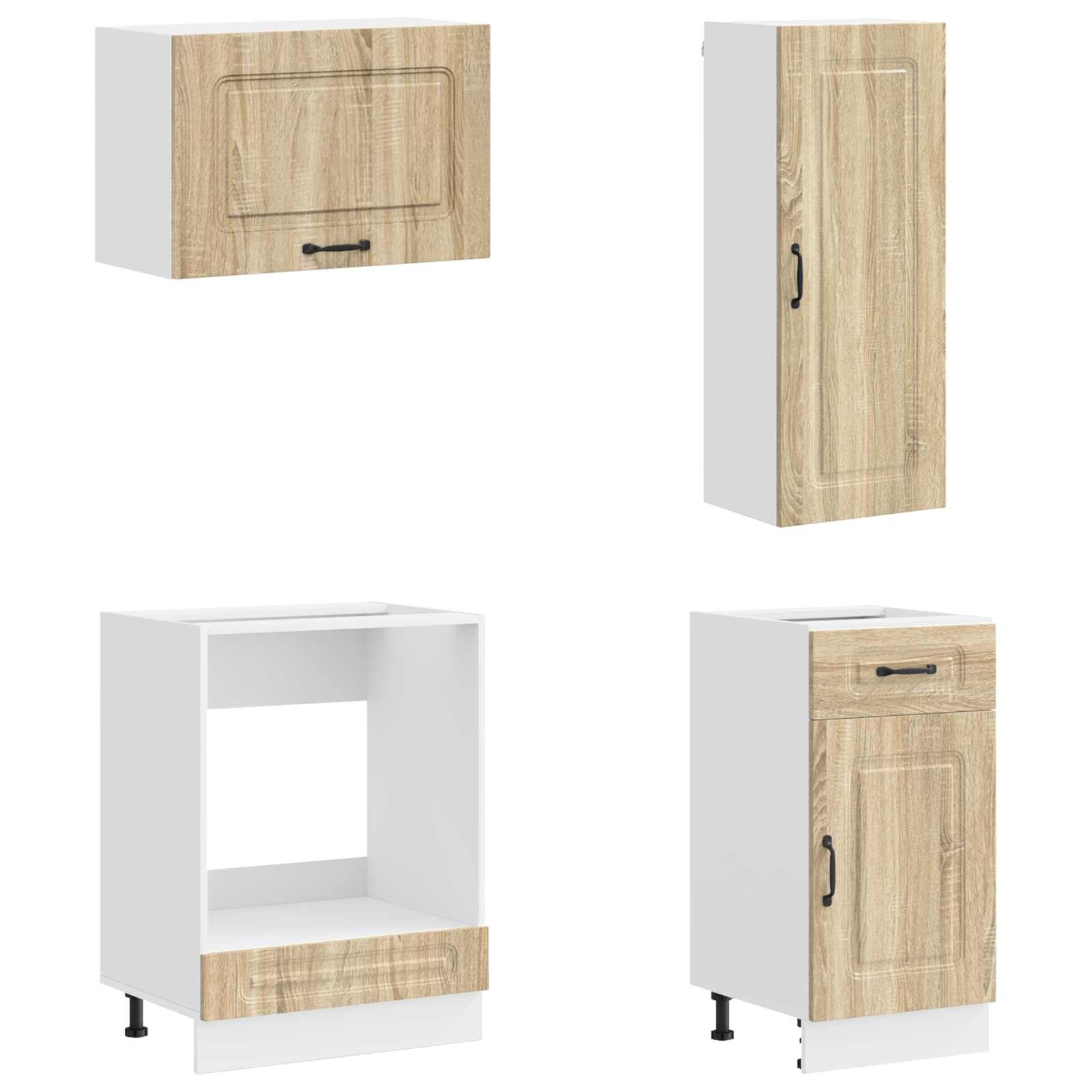 Keittiö Yksikkö KALMAR 8 pcs Sonoma-tammi Tekninen puu - Image 4