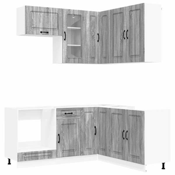 vidaXL K&ouml;&ouml;k &uuml;ksus KALMAR 8 tk Hall Sonoma Tehispuit