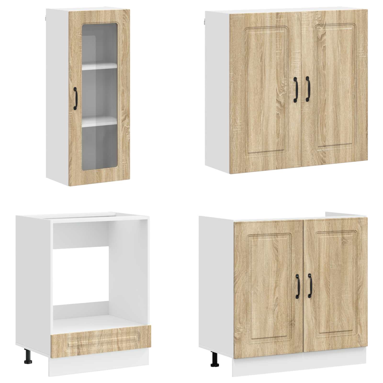 Keittiö Yksikkö KALMAR 8 pcs Sonoma-tammi Tekninen puu - Image 3