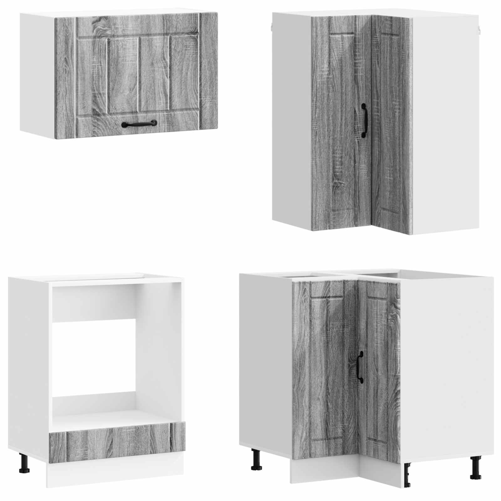 Keittiö Yksikkö LUCCA 8 pcs Harmaa Sonoma Tekninen puu - Image 4