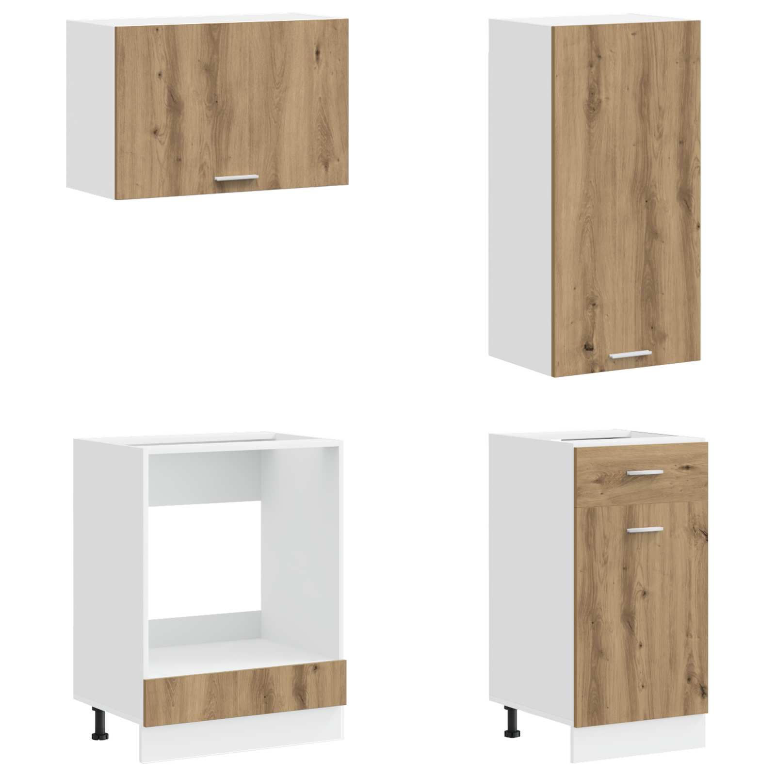 Keittiö Yksikkö LYON 8 pcs Artisaanitammi Tekninen puu - Image 4
