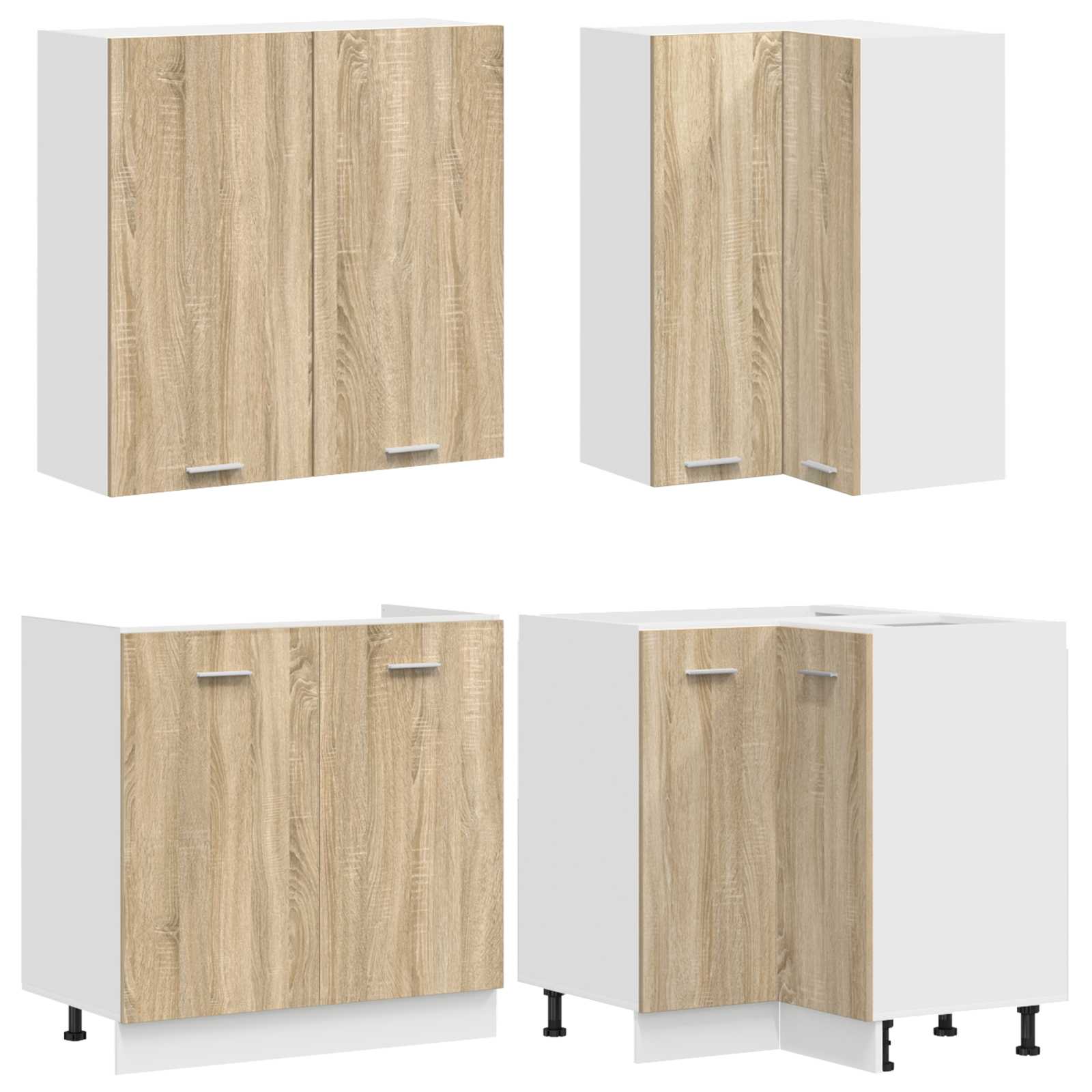 Keittiö Yksikkö LYON 8 pcs Sonoma-tammi Tekninen puu - Image 3
