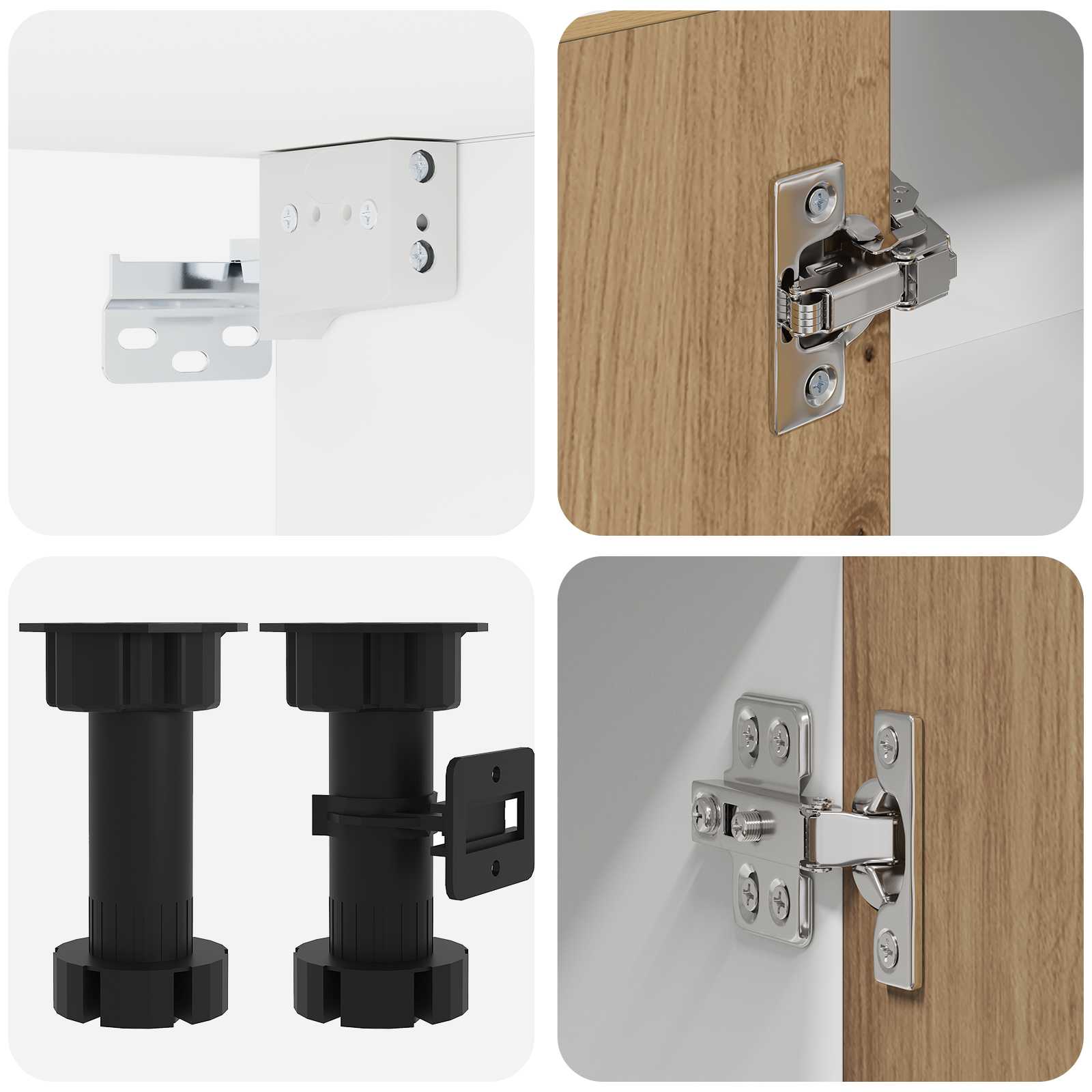 vidaXL Kücheneinheit LYON 8 pcs Artisan-Eiche Holzwerkstoff – Bild 5