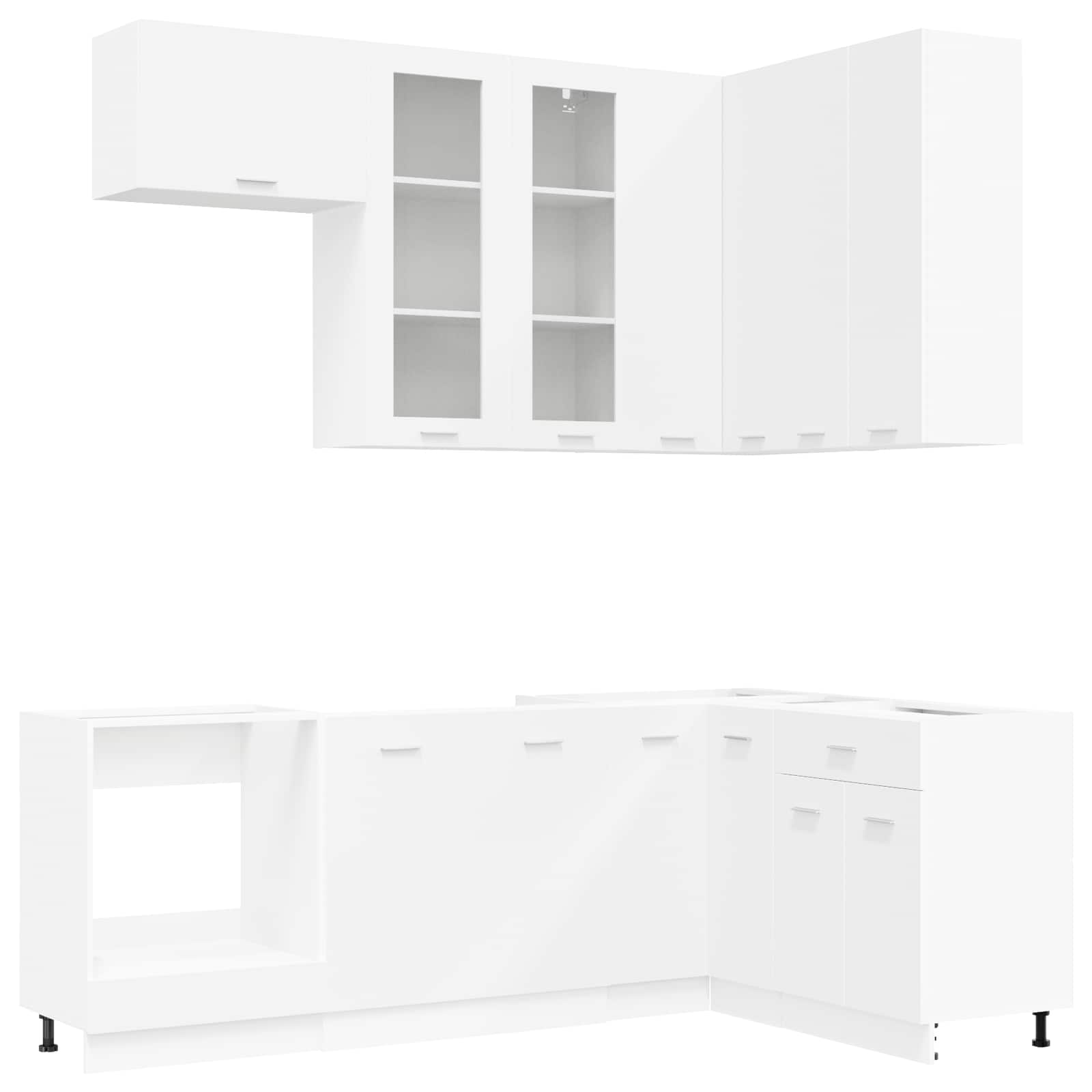 Köksenhet LYON 8 pcs Konstruerat trä