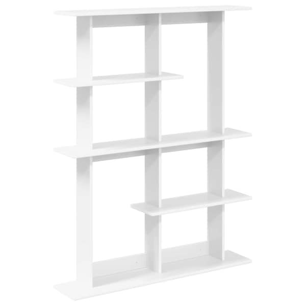 vidaXL Seinariiul Valge 102 x 20 x 130 cm Tehispuit