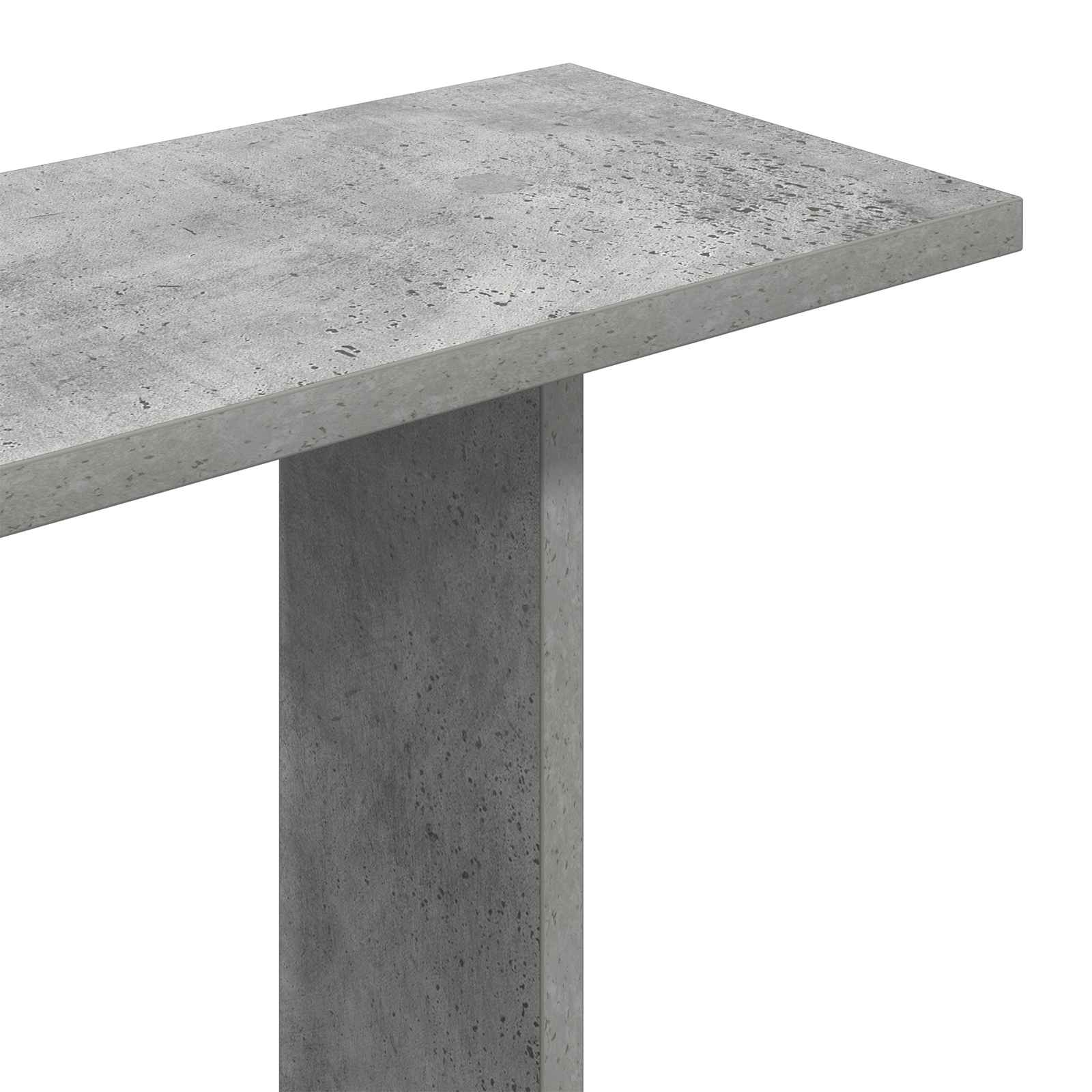 Enota za police na steni Siva 102 x 20 x 130 cm Inženirski les - slika 6