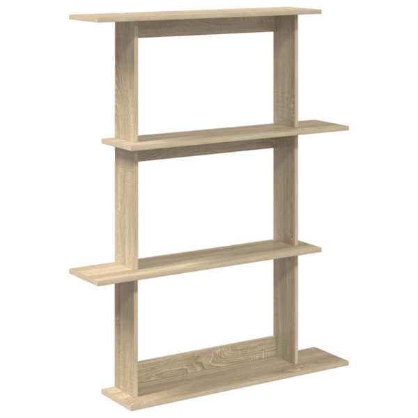 vidaXL Seinariiul Sonoma tamm 100 x 20 x 126 cm Tehispuit