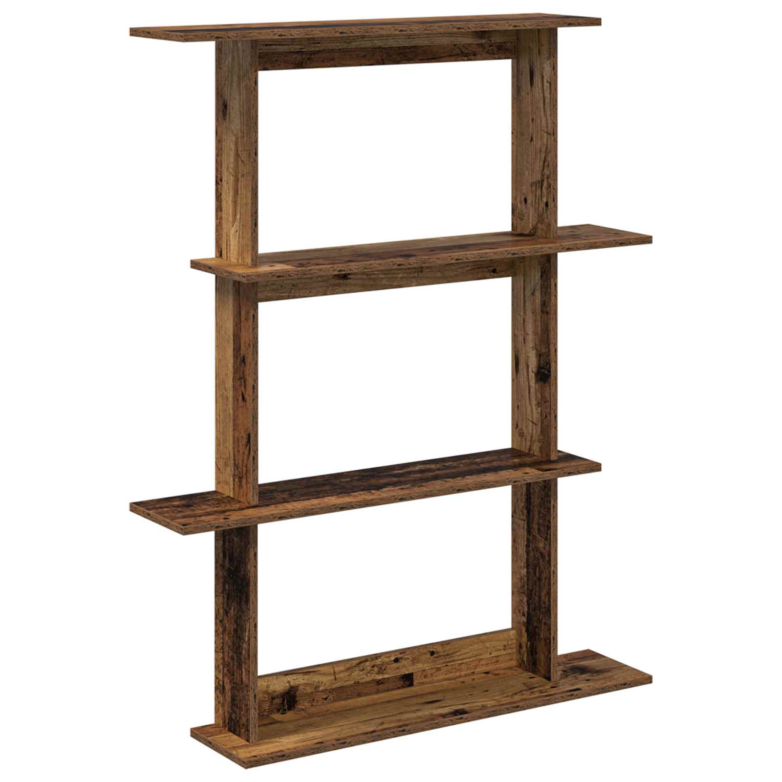 vidaXL Unitate de Rafturi pe Perete Maro 100 x 20 x 126 cm