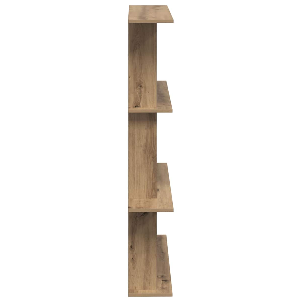 Væghylde 100 x 20 x 126 cm Konstrueret træ - Billede 5
